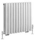 Eastbrook Tunstall dubbele radiator 65x60cm 1010W wit mat