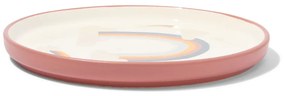 HEMA Kinderbord Ø19.3cm Regenboog New Bone Terra (terra)