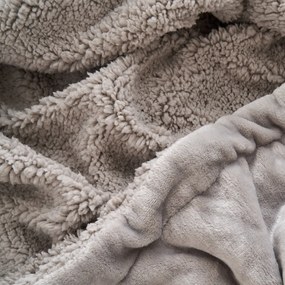 Plaid in fleece en sherpa, Maxine