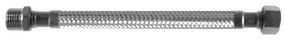 Sanigoods aansluitslang 100cm 1/2M x 1/2F chroom