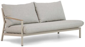 Hoek loungeset 6 personen Aluminium/rope Taupe  Coco Sevilla