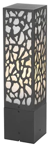 Modern buiten paaltje zwart 40 cm IP44 - Nicole Modern E27 IP44 Buitenverlichting