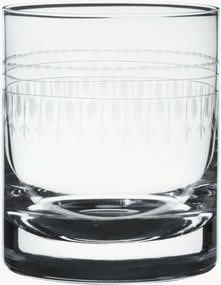 Mondgeblazen kristallen whisky glazen Ovals, 2-delig