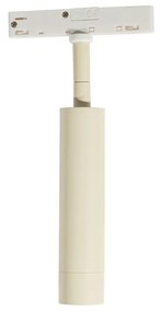 Moderne spot beige met wit voor railsysteem 1-fase - Slimline Uzzy
