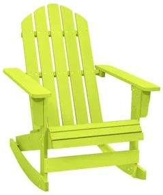 vidaXL Schommelstoel Adirondack massief vurenhout groen