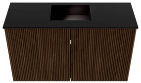 Mondiaz Joya 70cm toiletmeubel walnut met wastafel faye midden 1 kraangat urban