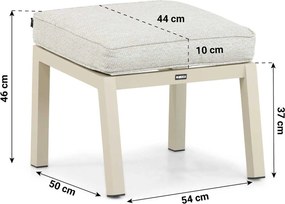 Bistroset 1 persoon  Aluminium Taupe Lifestyle Garden Furniture Albelli