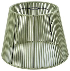 Buiten lampenkap met groen touw IP54 40/28/30Japandi IP54 rond