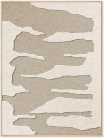 Akoestische wanddecoratie Frequency met houten frame