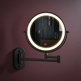 LED Spiegel Glow Black