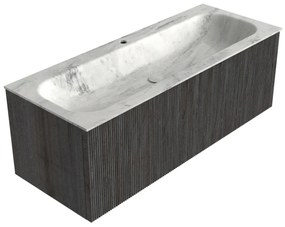 Mondiaz Kurve-dlux 120cm badmeubel shadow met 1 lade en wastafel big large midden 1 kraangat opalo