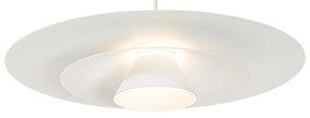 Design hanglamp wit incl. LED 3-staps dimbaar - Pauline
