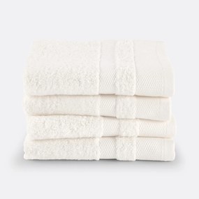 Set van 4 gastendoekjes in gekamd katoen, Kheops