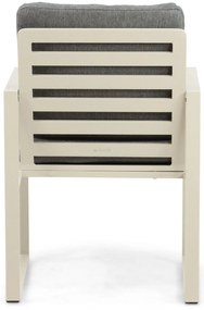 Tuinstoel Aluminium Taupe-naturel-bruin Lifestyle Garden Furniture Nuno