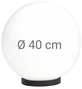 Bol opaal Ø 40 incl. flens