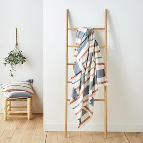 Gestreepte plaid in tetra, Biscarosse