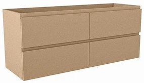 Mondiaz HAY wastafelonderkast - 120x40x50cm - 4 lades - uitsparing midden - softclose - Oro M45218Oro