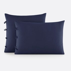 Effen kussensloop te strikken in katoen , Scenario