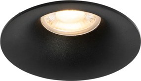 Smart inbouwspot zwart incl. Wifi GU10 50mm - Gijs