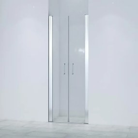 Marenza Neptune Pendeldeur - 80x200cm - 6mm veiligheidsglas - anti kalk - chroom SKII622SALOON-80
