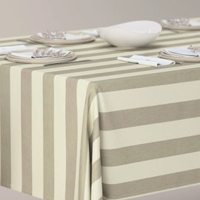 Dekoria Rechthoekig tafelkleed, beige-wit, 100 x 100 cm