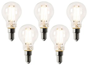 Set van 5 Smart E14 LED lampen P45 4,5W 470 lm 1800-4000K