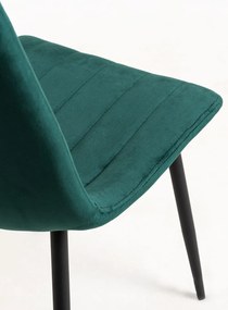 Set 4 Liny Fluwelen Stoelen