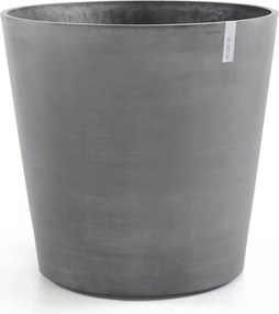 Ecopots bloempot Amsterdam Wheels 80 - Rond - Grey - Diameter 80 x H74,2 cm