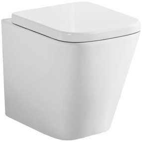Eastbrook Sudbury randloos staand toilet met vortex spoeling wit glans