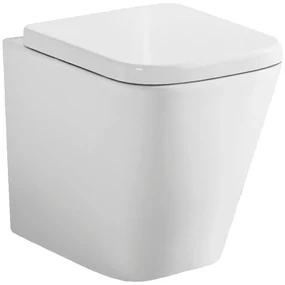 Eastbrook Sudbury randloos staand toilet met vortex spoeling wit glans