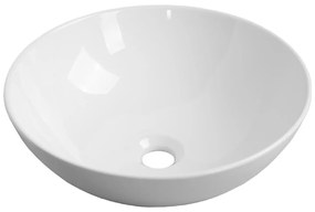 Brauer Bowl waskom keramiek 40cm wit glans