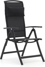 Verstelbare tuinstoel | Forza  Capri | Aluminium | Grijs | Kees Smit Tuinmeubelen