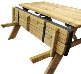 Picknicktafel kussen 240 x 30  cm - set van 2