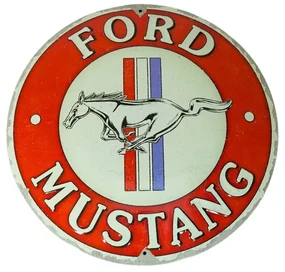 Metalen bord Ford Mustang