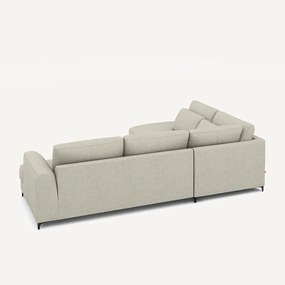 Omvormbare hoekbank links, tweed stof, Marsile