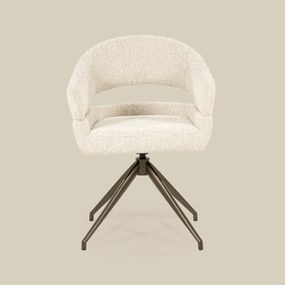 Eetstoel Brons Frame Beige
