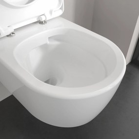 Villeroy & Boch Skyla hangtoilet TwistFlush incl. softclose toiletbril met quickrelease alpine wit