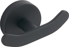Mexen Loft dubbele handdoekhaak, zwart - 7012635-70
