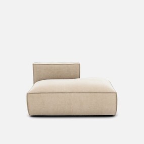 Loungebank rechts, vintage ribfluweel, Seven