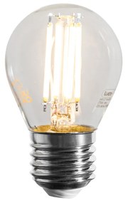 Set van 5 E27 dimbare LED lampen filament G45 helder 4W 470 lm 2700K