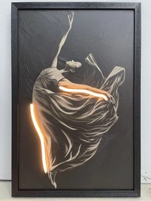 Neon Art Dancing Artist
