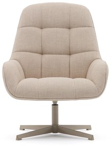 Kave Home Jaspe Moderne Draaifauteuil Beige