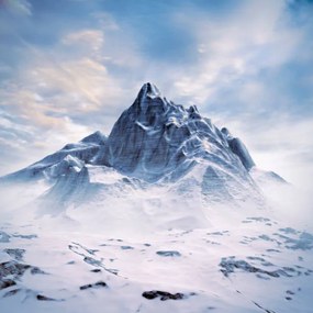 Kunstfotografie Mountain peak scene, grandeduc, (40 x 40 cm)