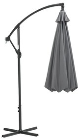 Garden Impressions Athene zweefparasol Ø300 cm - licht grijs