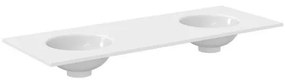 Crosswater Infinity Wastafel inbouw - 100cm - 2 wasbakken - polar white IF1000SPW