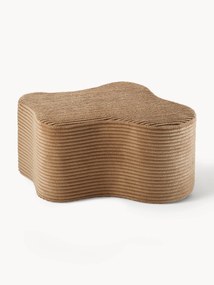 Handgemaakte corduroy poef Cloud