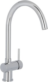 Saqu Shine keukenkraan met hendel en draaibare uitloop chroom