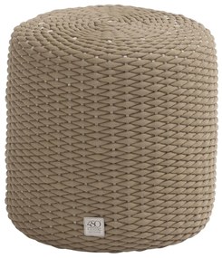 Muffin poef 40xH42 cm rond rope amber 4 Seasons Outdoor