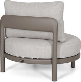 Stoel en Bank Loungeset 5 personen Aluminium Taupe  Santika Furniture Santika
