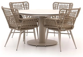 Intenso Busso/La Fonte ø 120cm dining tuinset 5-delig